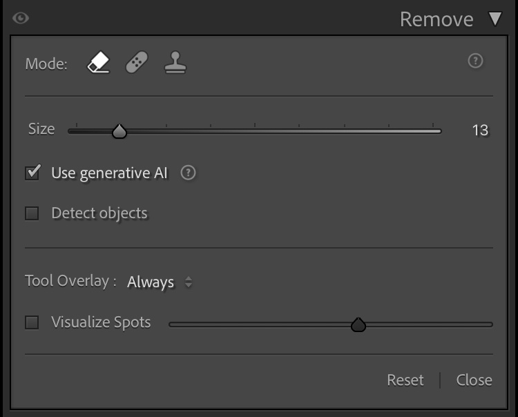Remove Tool ใน Lightroom สำหรับลบสิ่งรบกวนในภาพด้วย AI